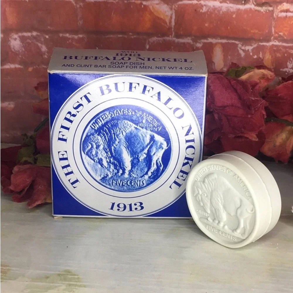 Vintage Avon The First Buffalo Nickel 1913 Decorative Soap