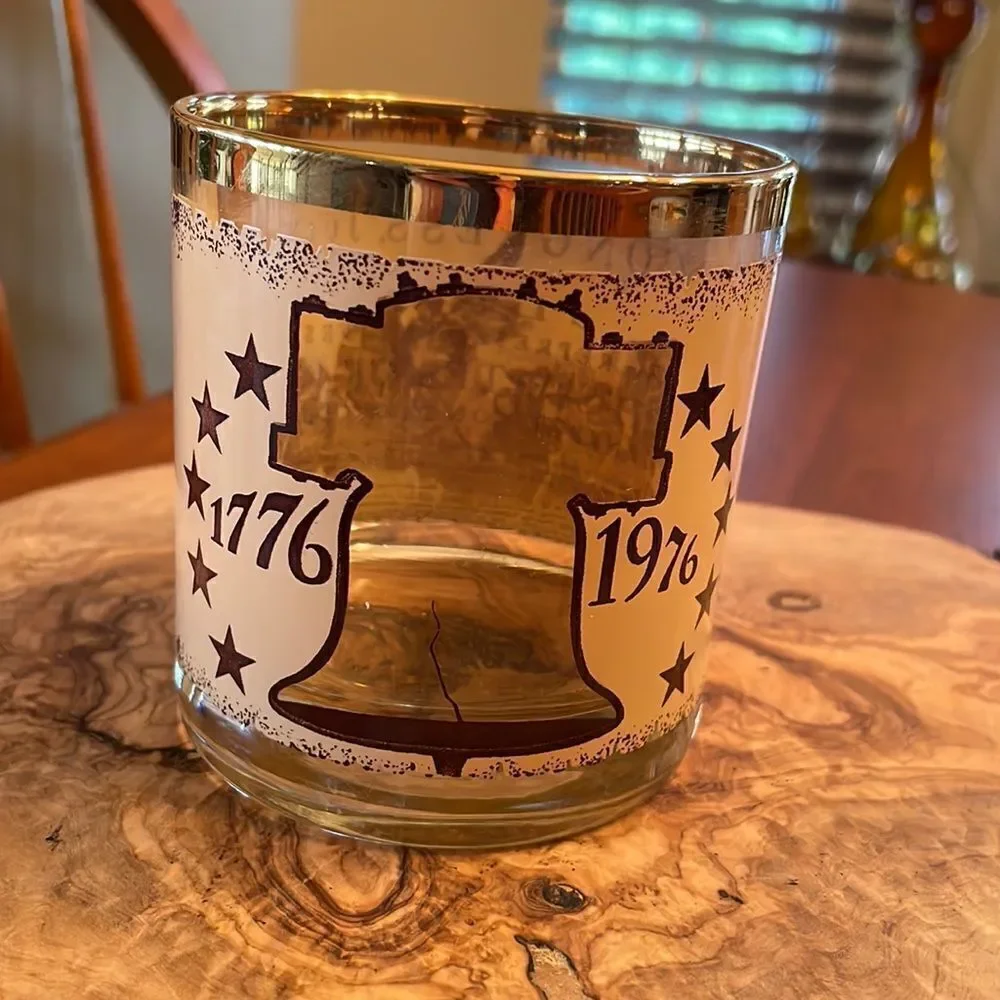 Bicentennial 1776-1976 Rocks Glass