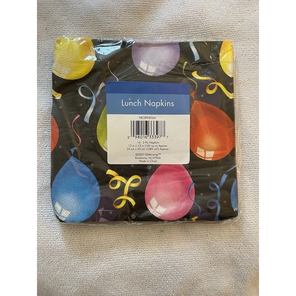 New 50th Birthday Party Package Invitations Tablecloths Napkins *See Descrip*