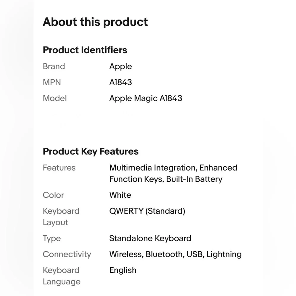 Apple Magic Keyboard with Numeric Keypad