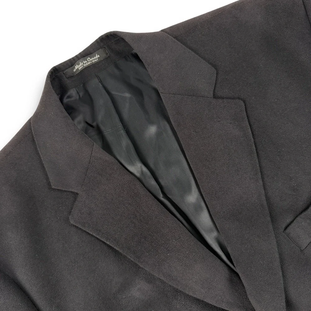 Brioni‎ Blazer Mens 44R Black 3 Button Sport Coat Robinsons May Vintage Canada