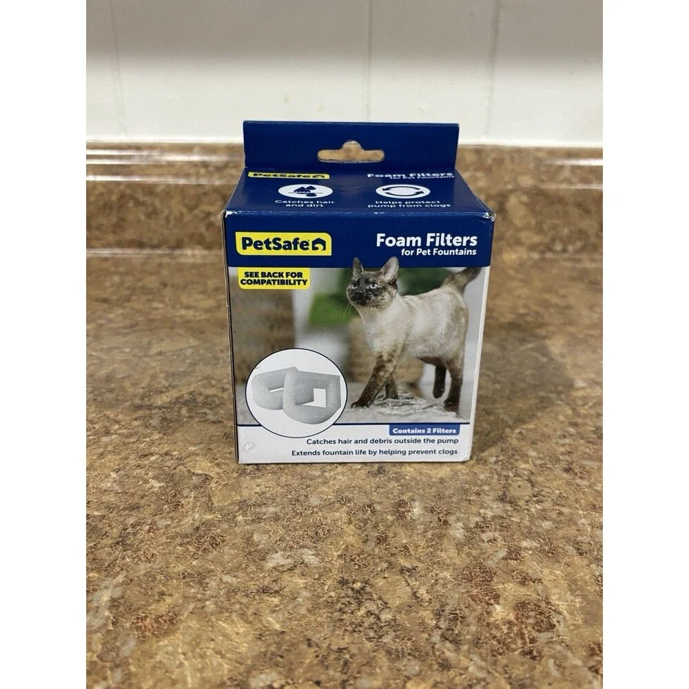 Petsafe Drinkwell Replacement Foam Filters 2-pack For Pet Fountains