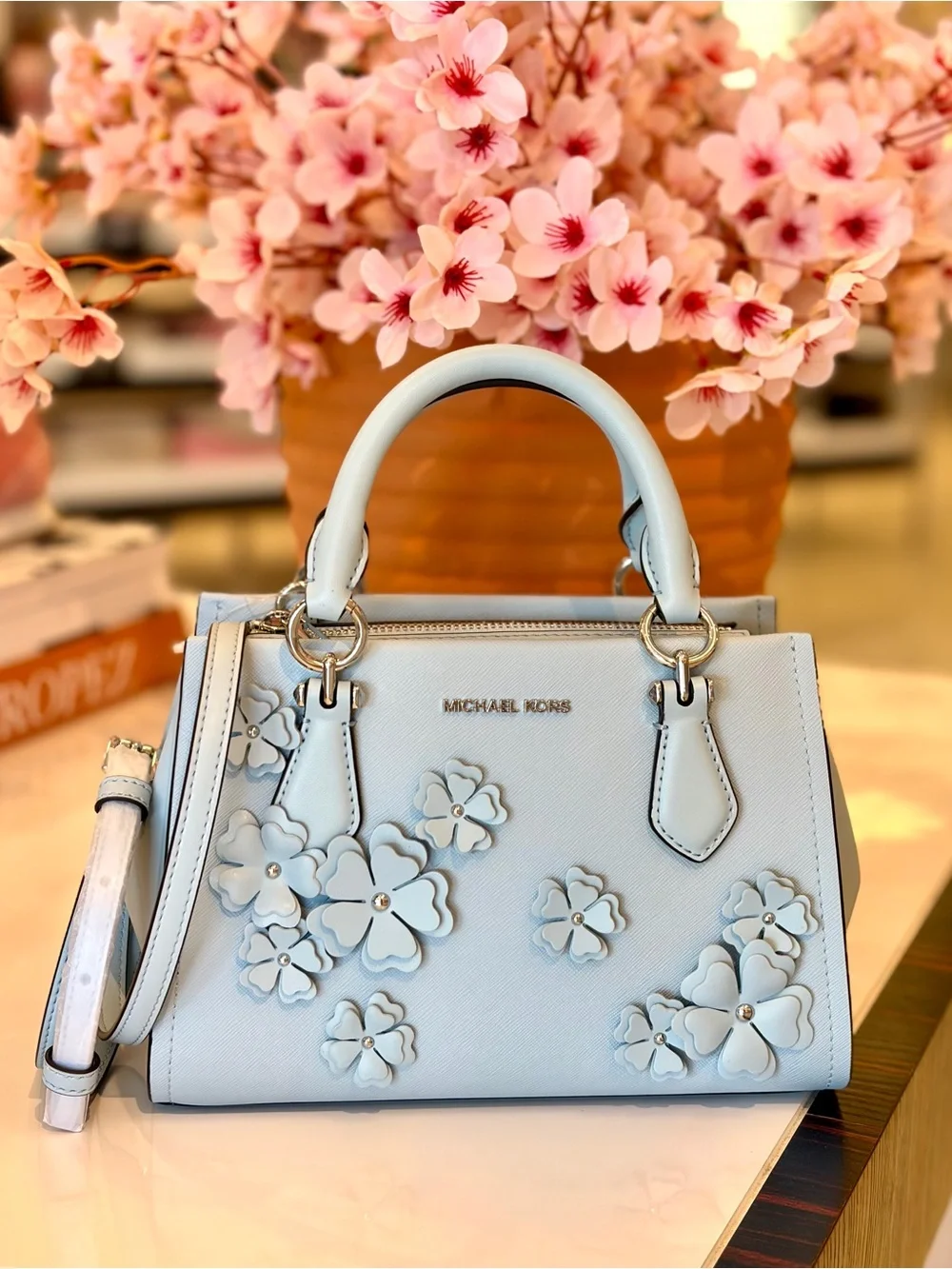MICHAEL KORS Marilyn Small Embellished Satchel Crossbody