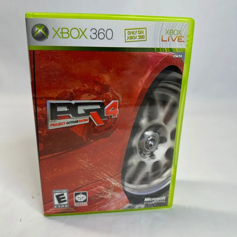 Project Gotham Racing 4 PG4 Video‎ Game for Xbox 360 NTSC M Rated Tested