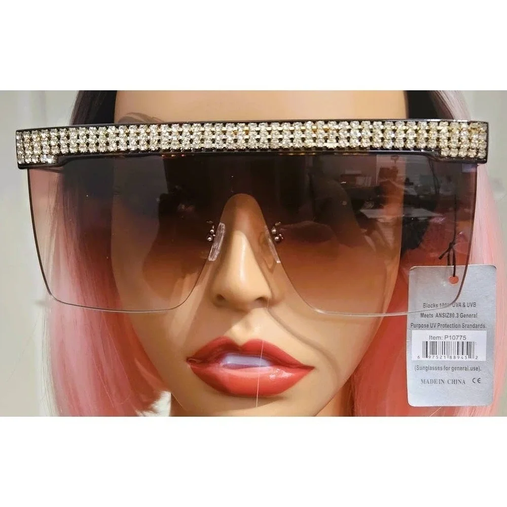 Sunglasses Women Brown & Gold CV 400‎ Protection