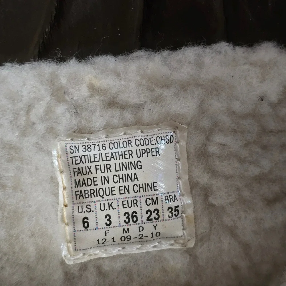 Skechers house shearling wool