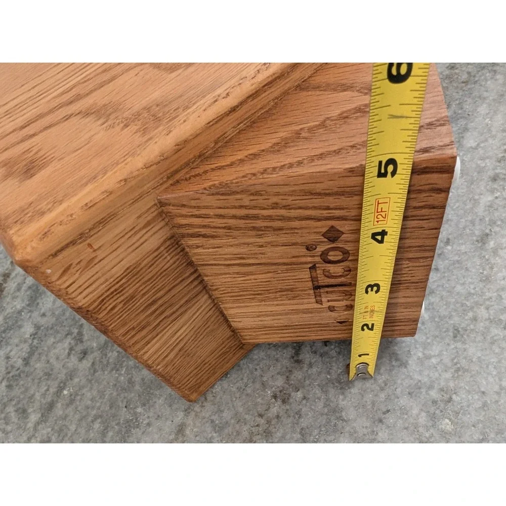CUTCO Wooden Wood Knife Holder Block 10 Slot Homemaker Block maple