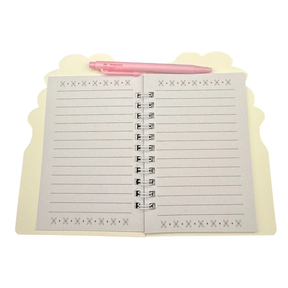 Spiral Notepad‎ w/ Mirror & Pen Cute Pink Aesthetic New