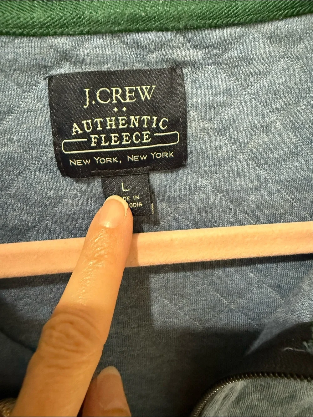 J. Crew crew quilted
