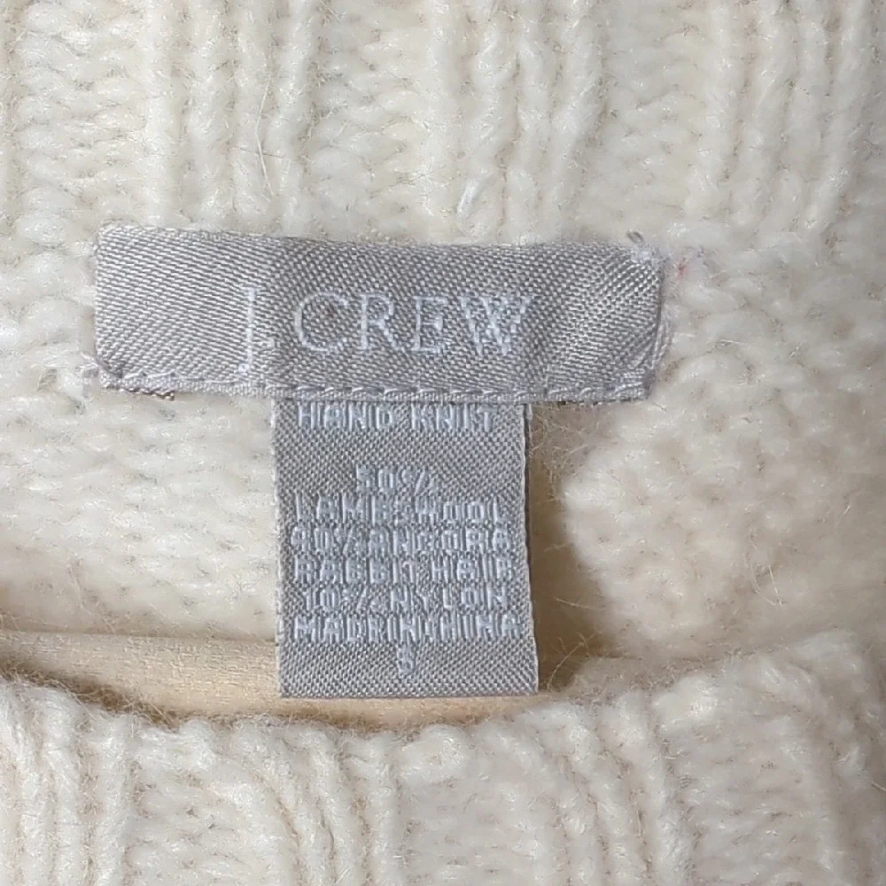 J. Crew crew handknit