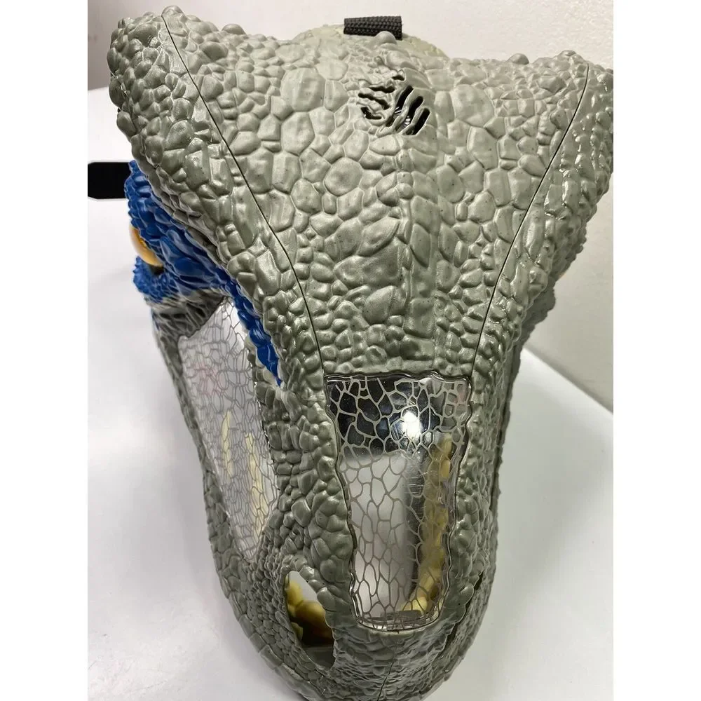 Jurassic World Dinosaur Mask Chomp N Roar‎ Helmet Velociraptor Blue Raptor 2017
