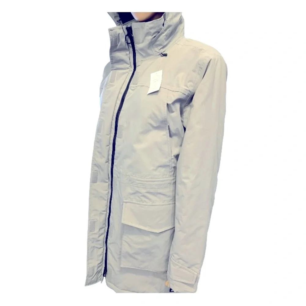 LANDSEND Women’s Squall Insulated Hooded Parka +7° TO +32° Dark Cameo Gray