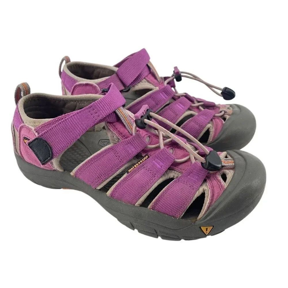 Keen Newport H2 Youth Sport Sandals – Purple Waterproof Hiking Size 4 (#1006571)