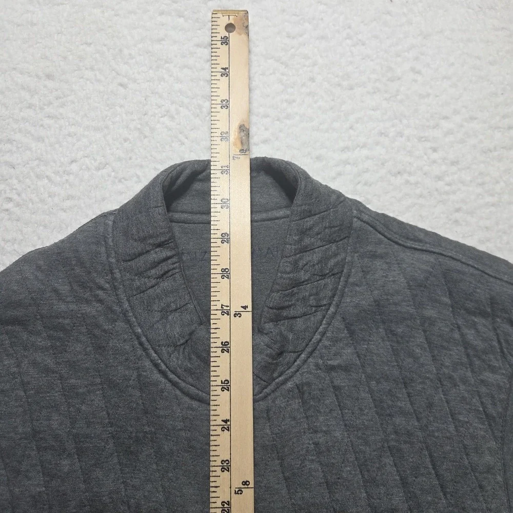 Mizzen Main Vest Mens Size XL Full Zip Belson Quilted Jacket Gray Golf