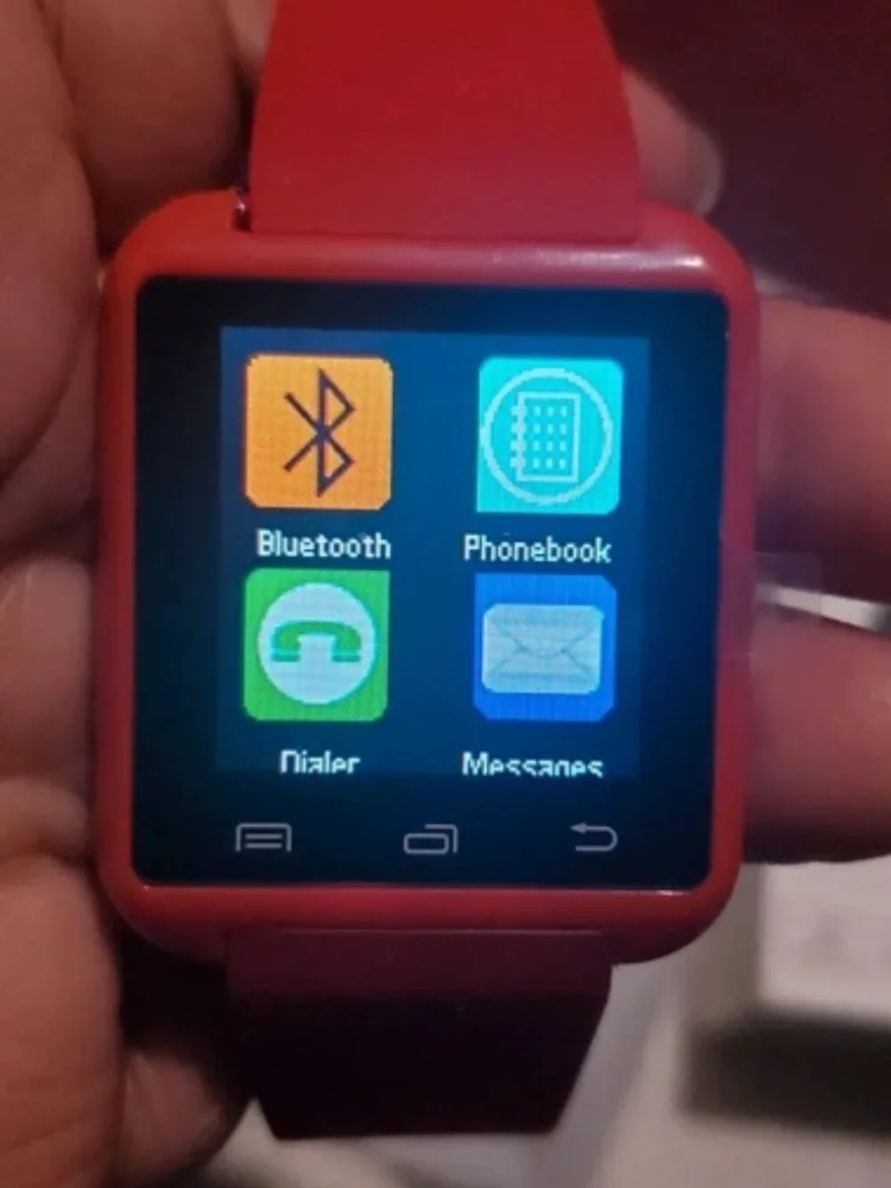 Smart Watch color red