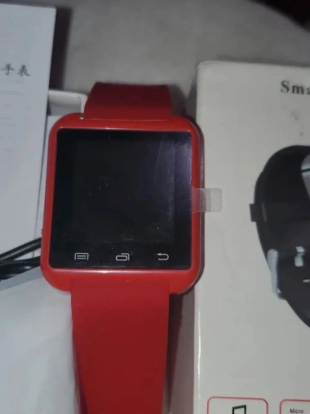 Smart Watch color red