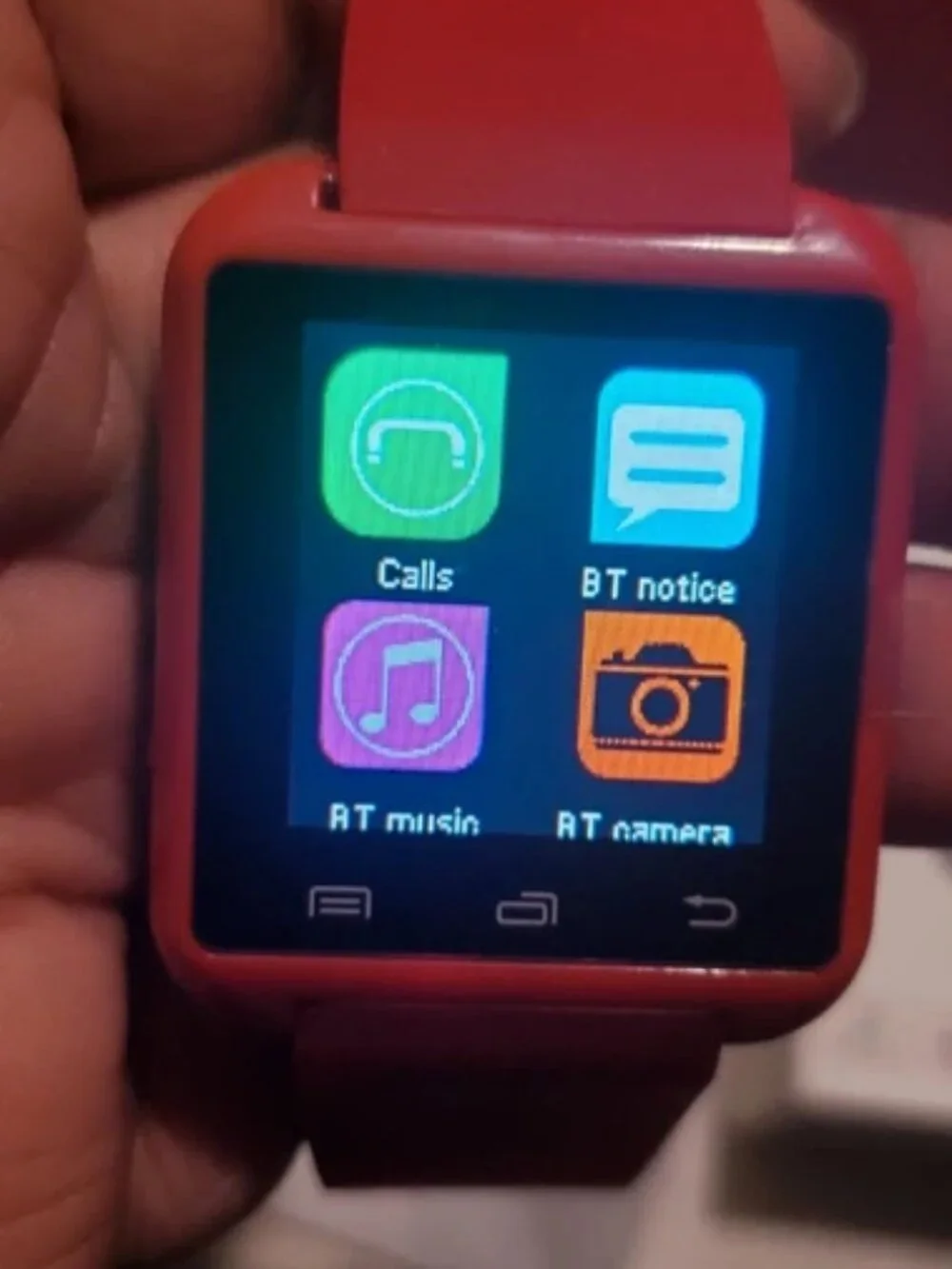 Smart Watch color red