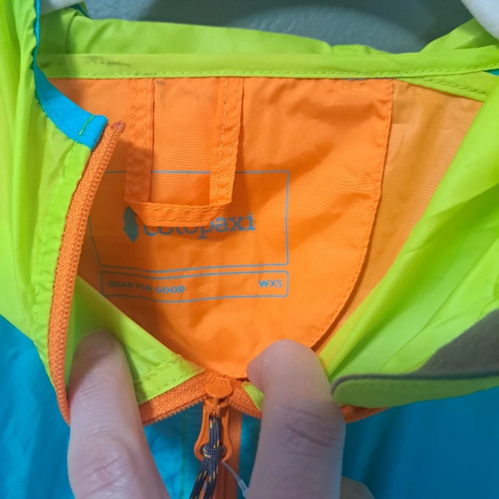 Cotopaxi Teca Half Zip Windbreaker Tart XS NWT