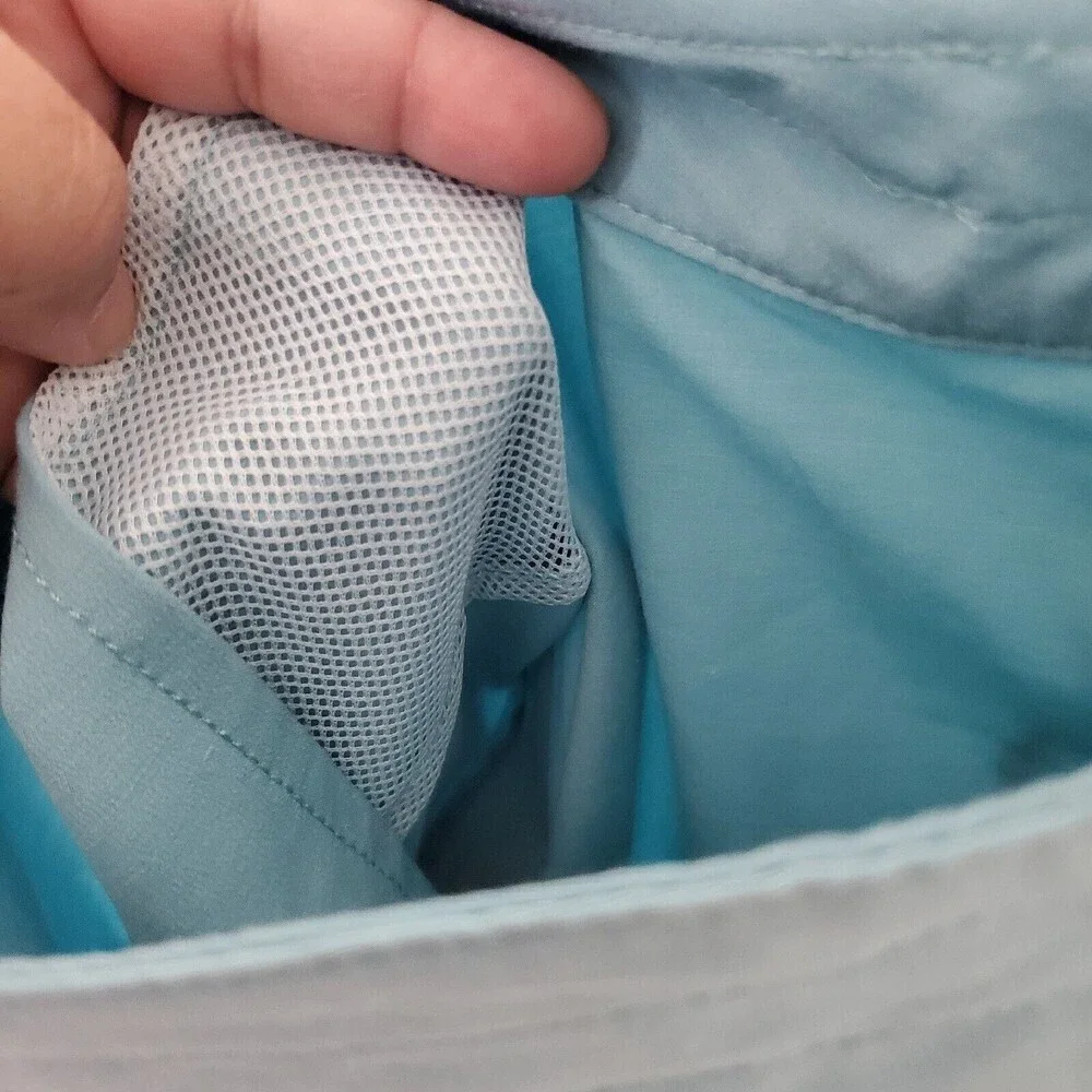 Faherty Men's Retro Board Shorts Swim Surf Stripe Blue Size 42 $98
