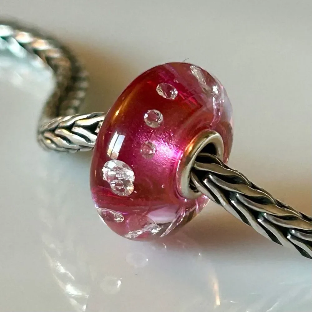 Trollbeads pink diamond