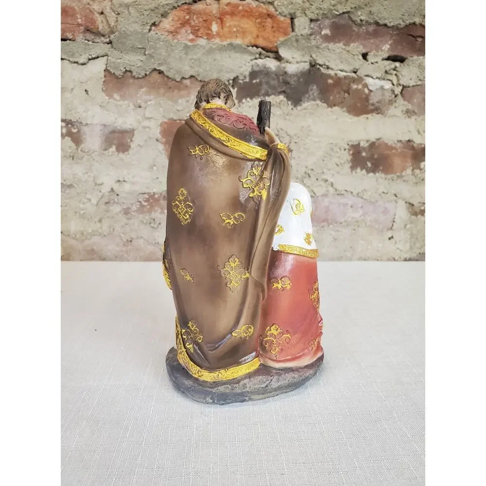 Nativity Scene Holy Family Figurine Religious Christmas Display Decor 9 Inch