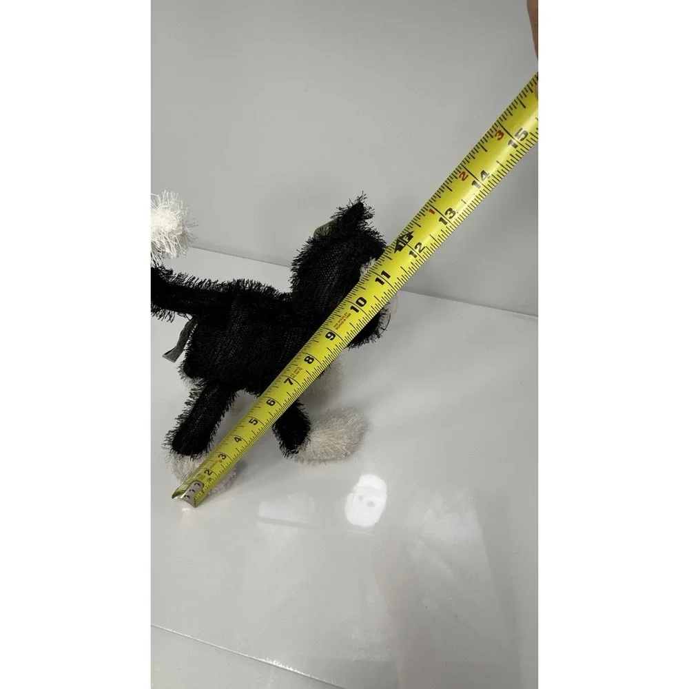 NWT CAT PLUSH TOY BLACK AND WHITECAT WINDMILL TOYS SOFT TOY ABOUT 12