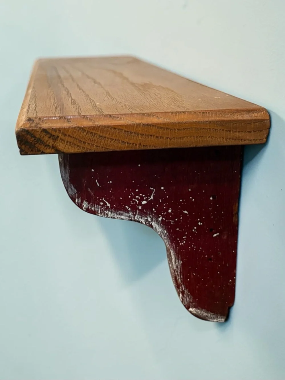 Handmade shelf measures