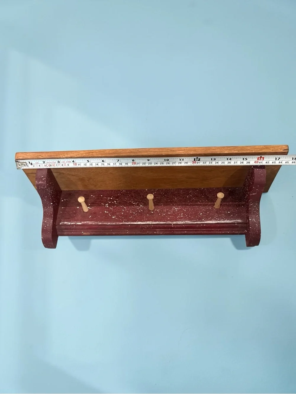 Handmade shelf measures