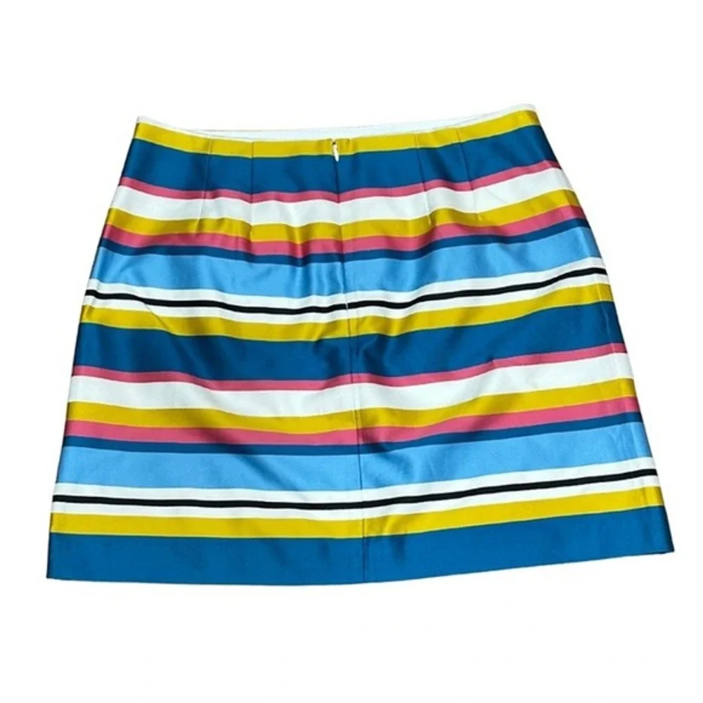 Anne Taylor LOFT Striped Color Block Pencil‎ Skirt Size 12