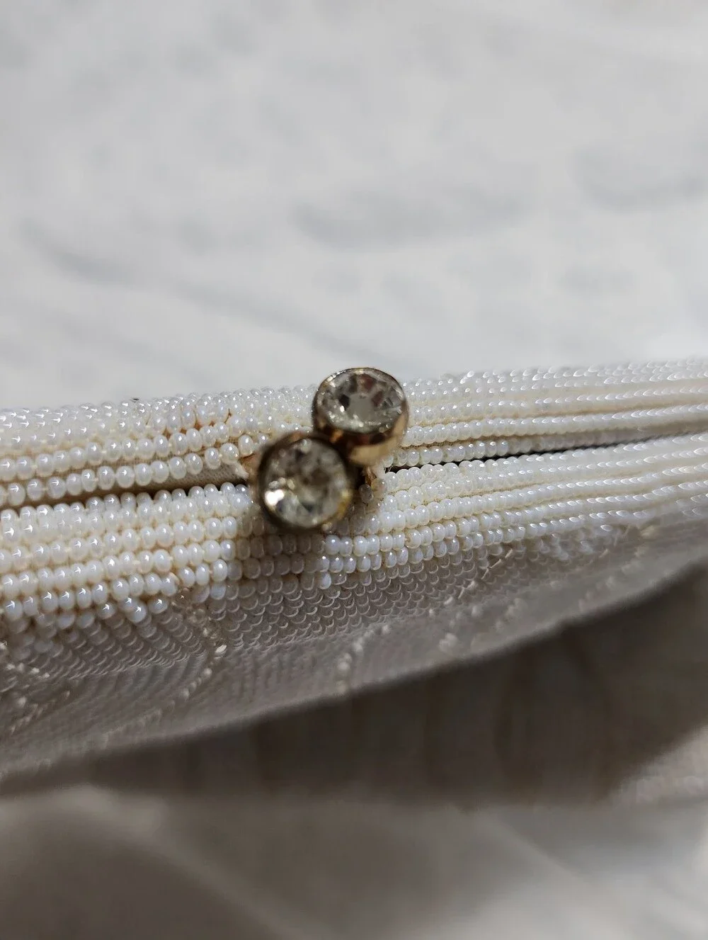 Magid beaded clutch