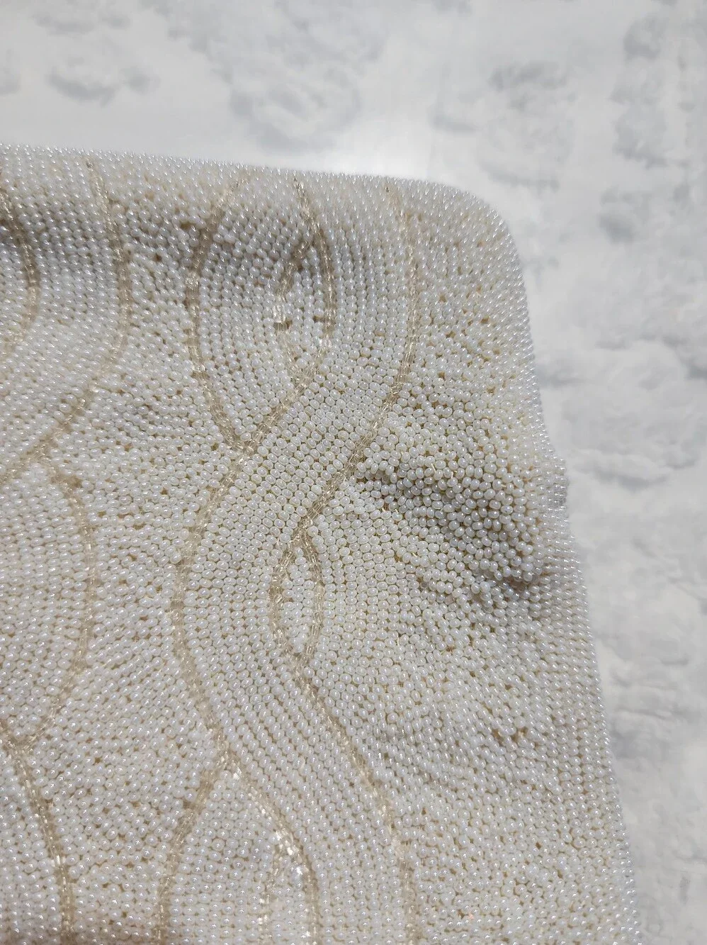Magid beaded clutch