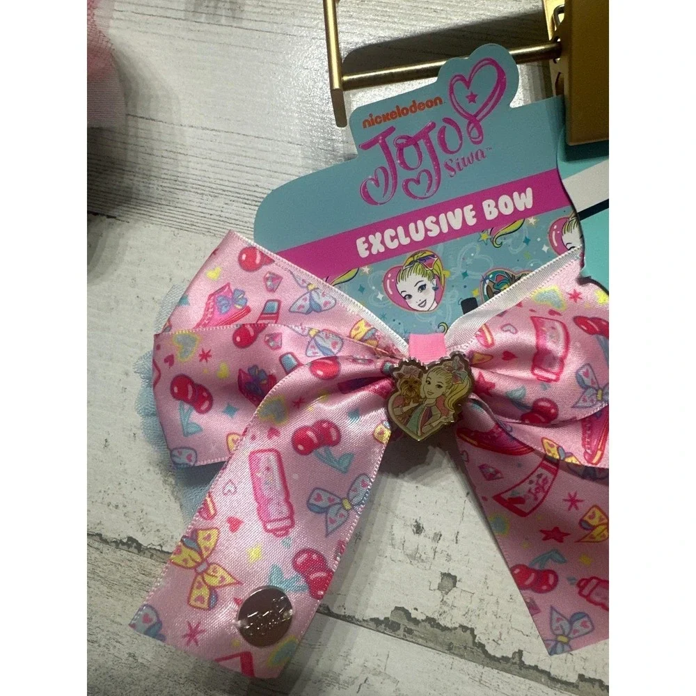 JoJo Siwa Hair Bows Girls OS Multicolor Signature Large 5pc Bundle NWT