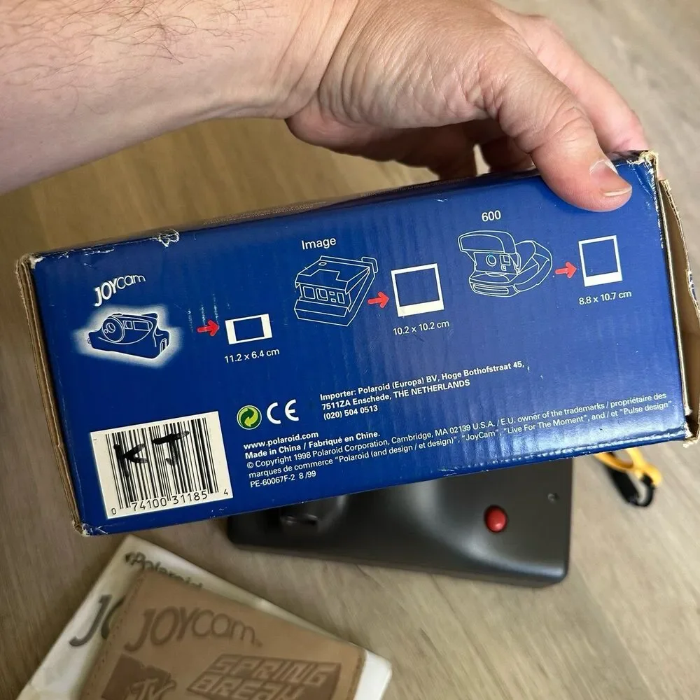 Vintage Y2K Polaroid Instant JoyCam in Box with Manual Bonus MTV Photo Holder