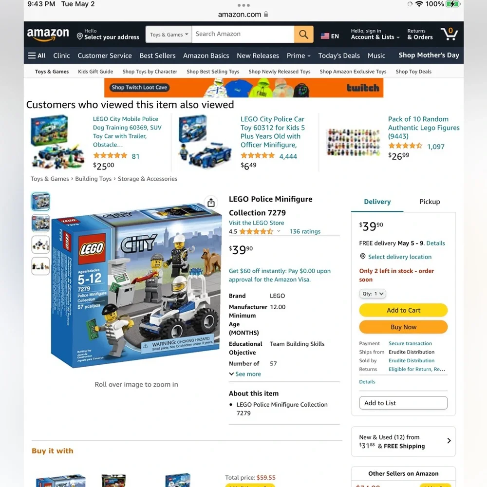 Lego nib sealed