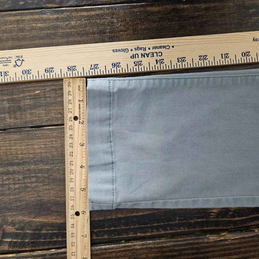 Express Men's Chino Pants Gray Flat Front cotton SKINNY Size 29x30