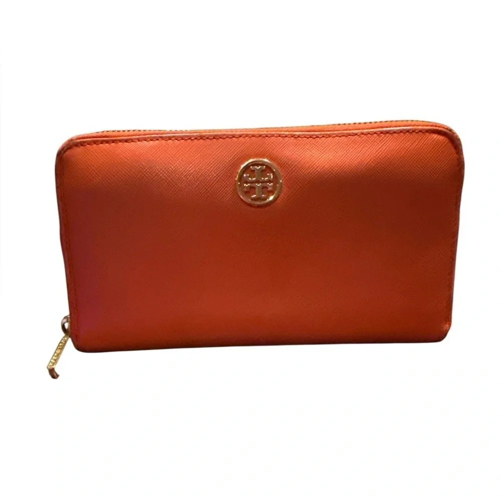 Tory Burch Orange Wallet