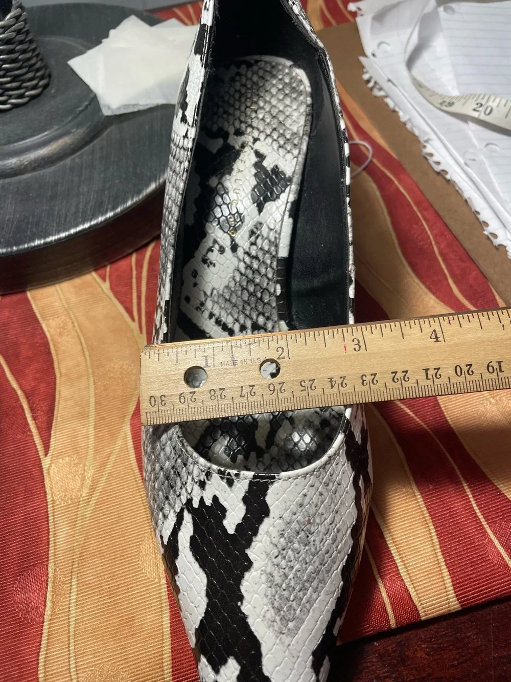 Zara snakeskin print