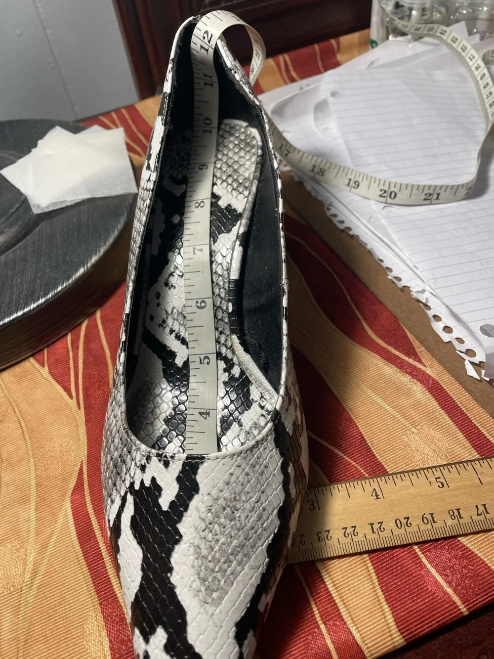 Zara snakeskin print
