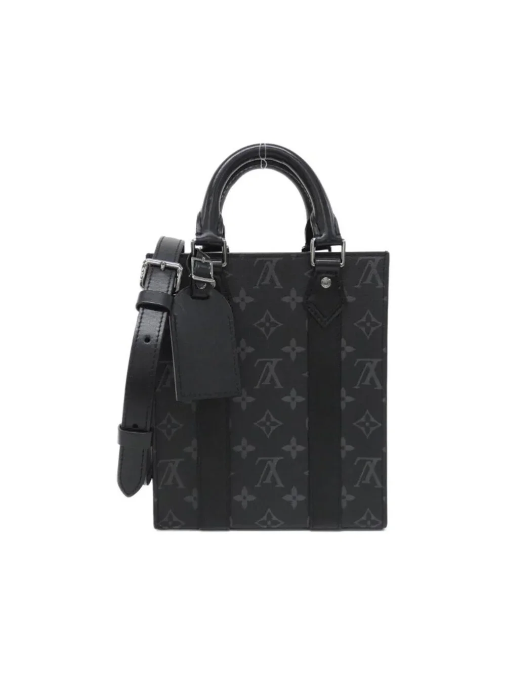 Louis Vuitton Monogram Eclipse Sac Plat Mini Bag