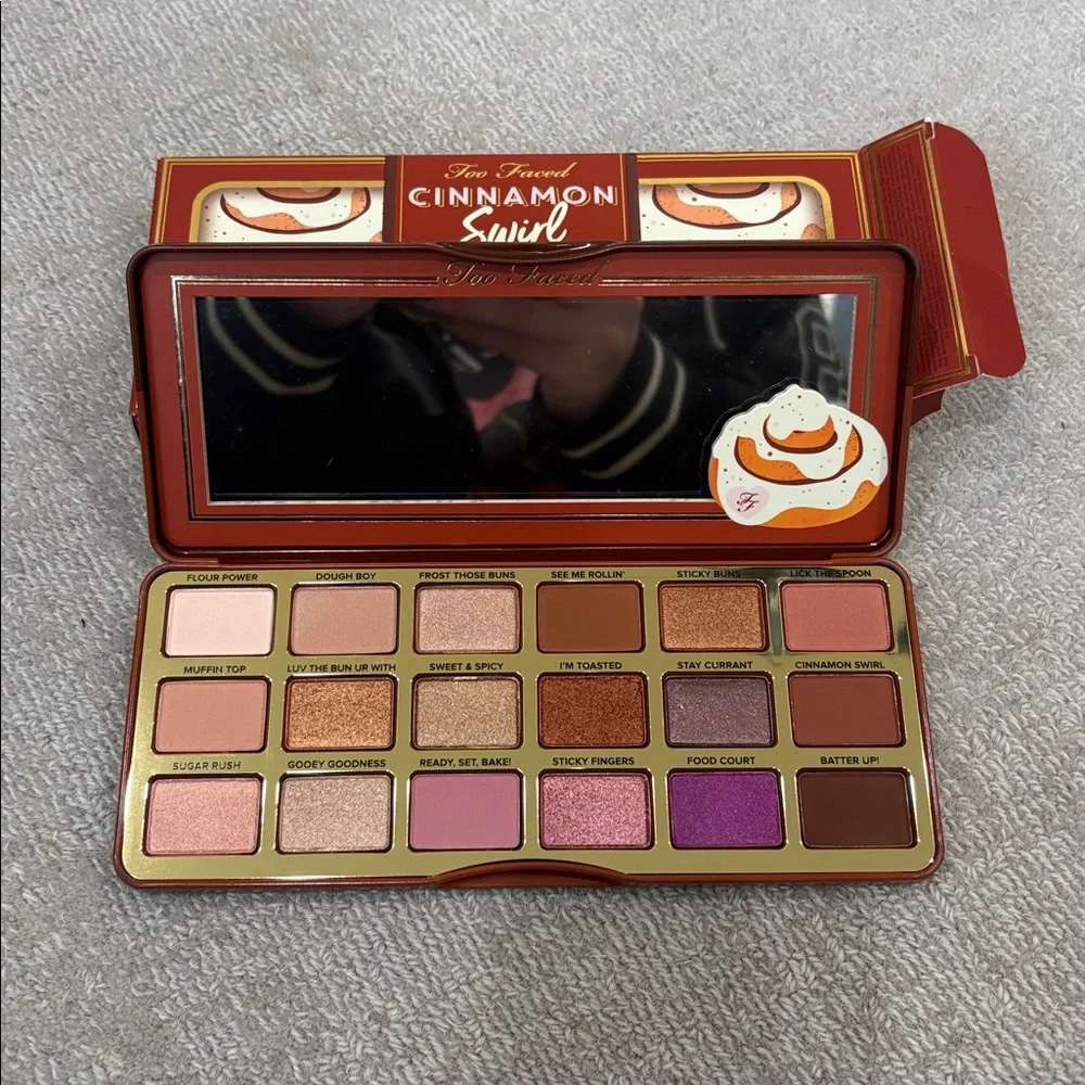 Too Faced Cinnamon Swirl Palette with Warm Hues