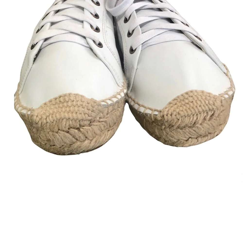 Soludos white leather
