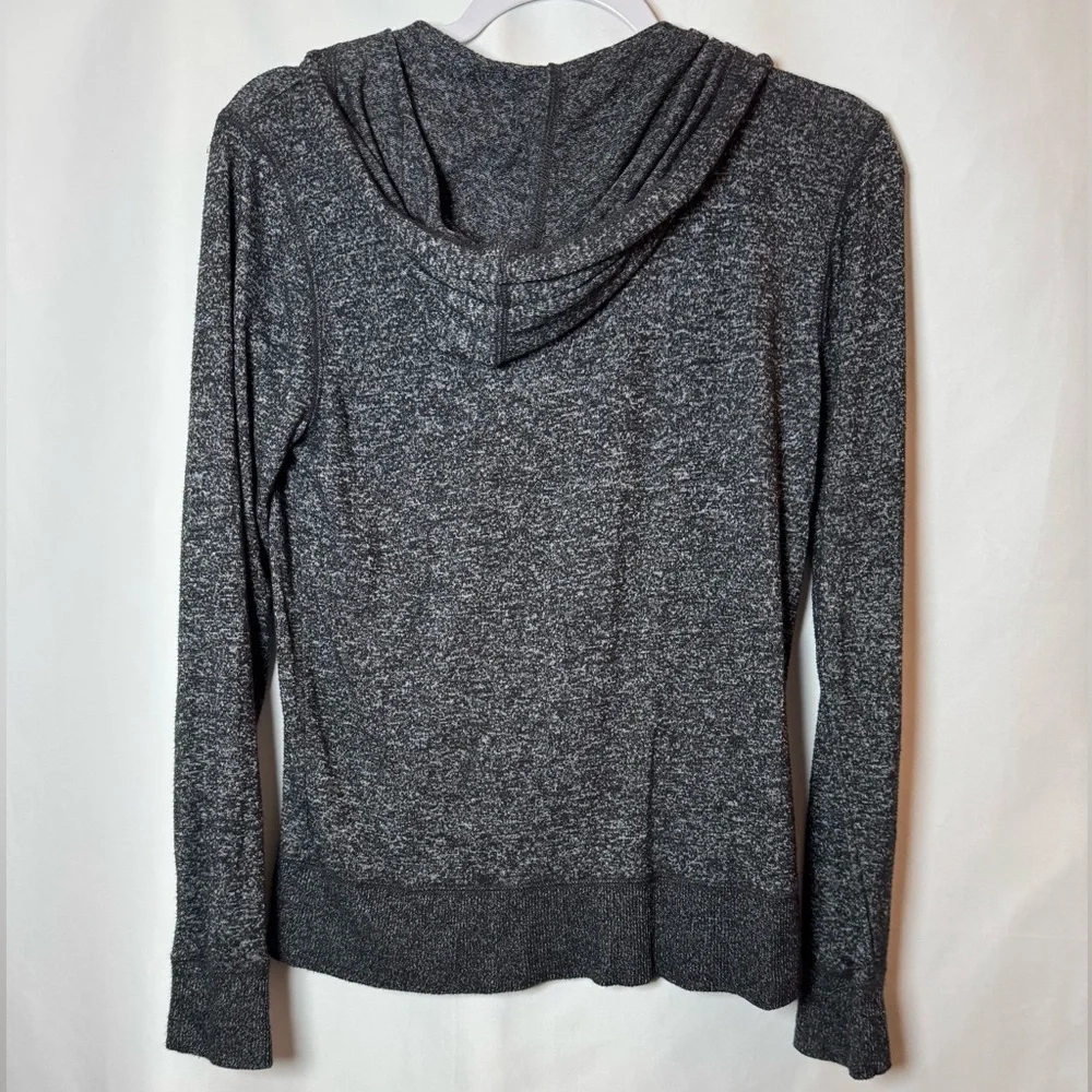 J.Crew Marled Gray Zip-Up Hoodie S