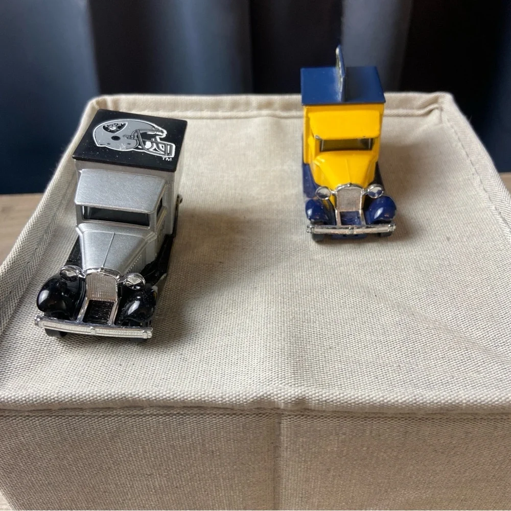 San Diego Chargers 1991 Limited Edition Matchbox & 1990 Raiders Ford Milk Truck‎