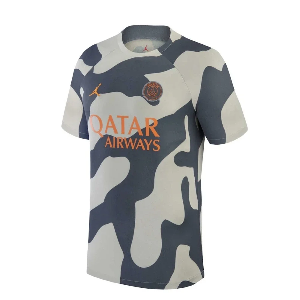 Paris Saint-Germain Jordan Brand 2023/24 Academy Pro Pre-Match Top Gray‎ Size L