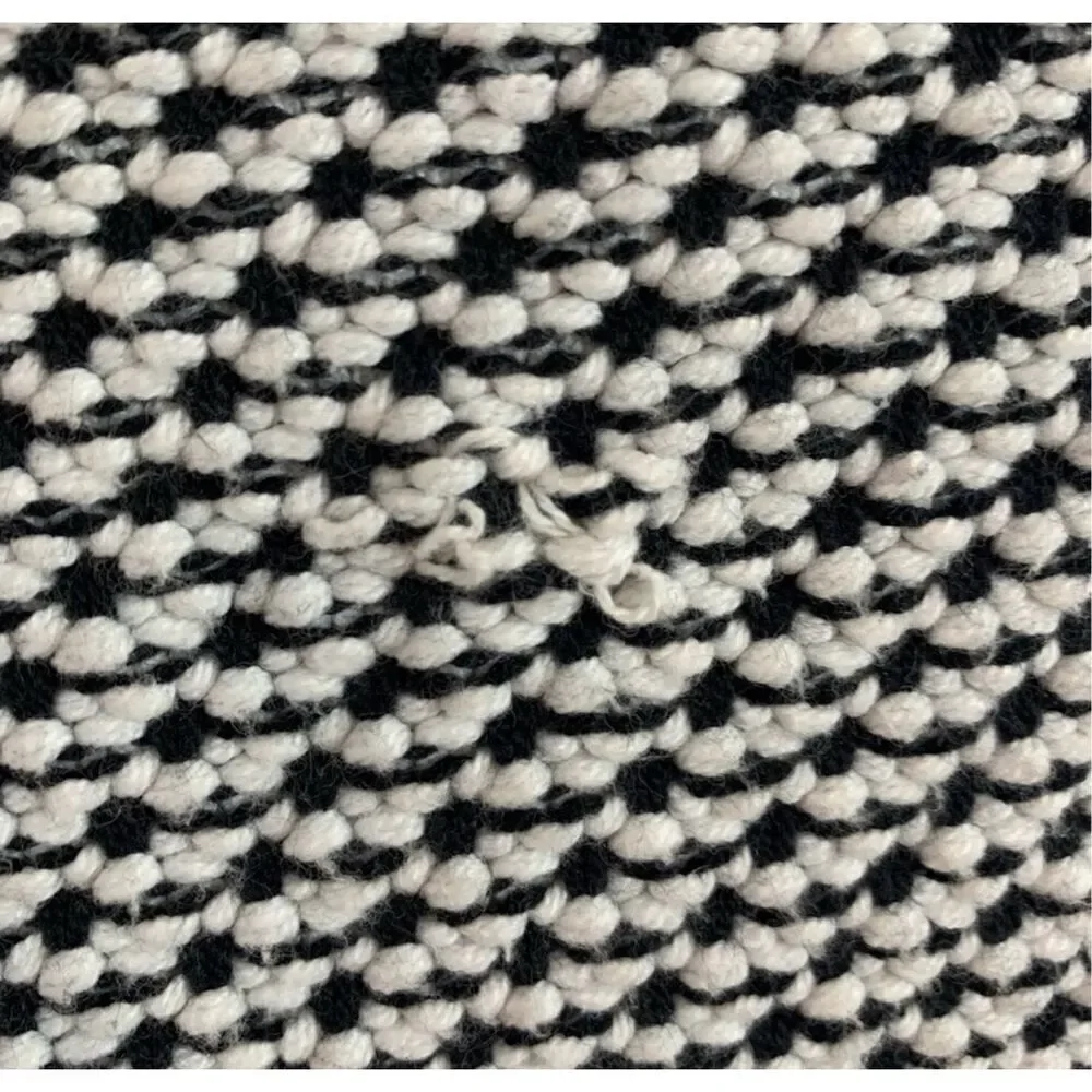 REISS Inesse Oversized Ecru Monochrome Cardigan Open M