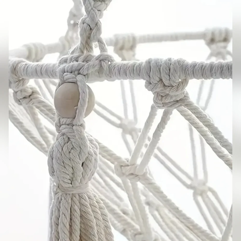 Hanging Cat Swing Bed, Woven Rope Cat Hammock Basket, T9MIS