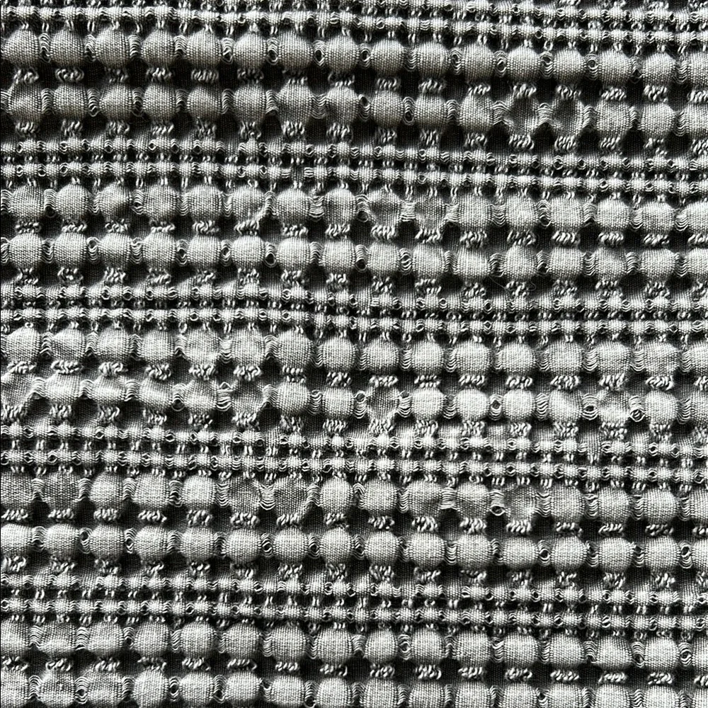 Pottery Barn Gray Ribbed Pencil Accent Pillowcase
