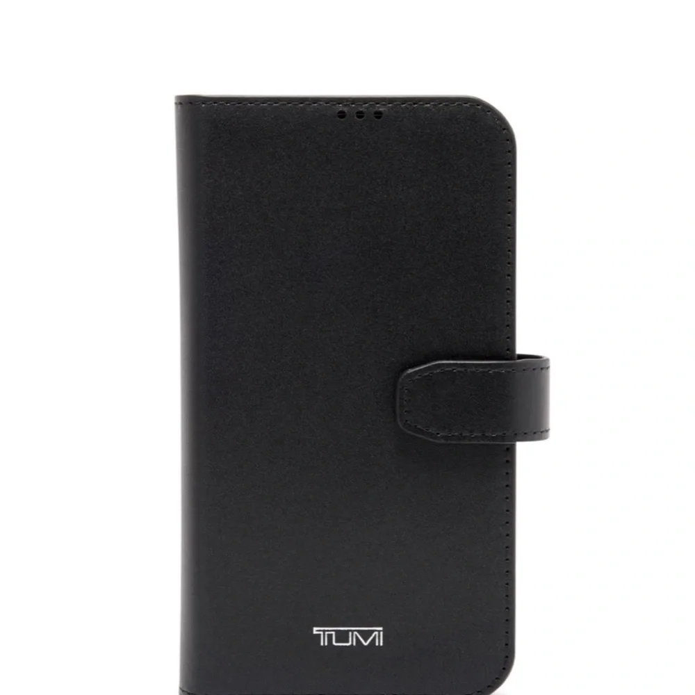 TUMI Folio wallet case iPhone 14Pro NEW! BLACK OR Limited edition 1 BROWN left!