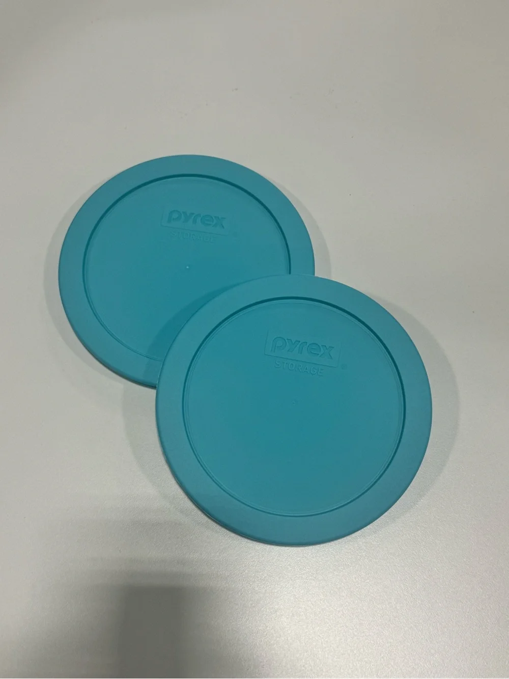 Pyrex 7201-PC 4 Cup LIGHT BLUE Food Storage Replacement Lid (2-Pack) - 2-Pack