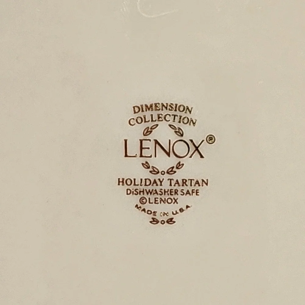 Lenox holiday tartan
